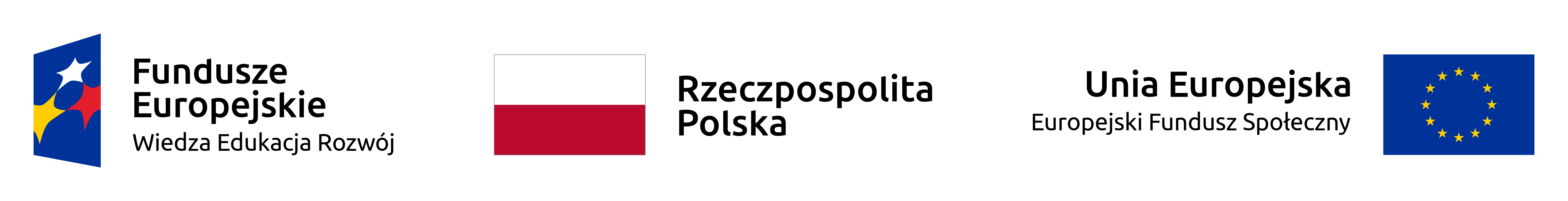 Grafika przedstawia logotyp Funduszy Europejskich, flagę Polski oraz Unii Europejskiej.